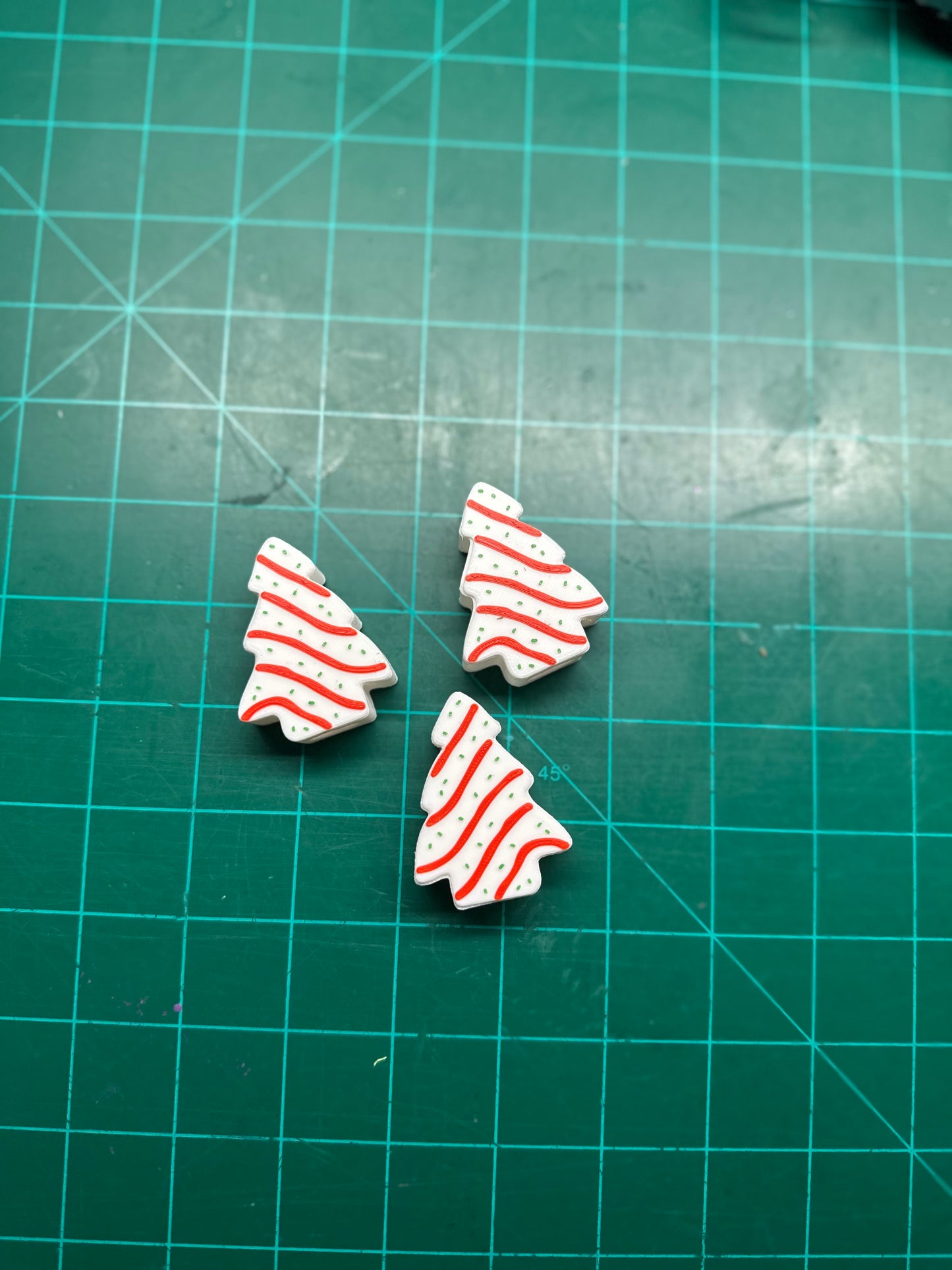 5 Little Christmas Tree straw topper