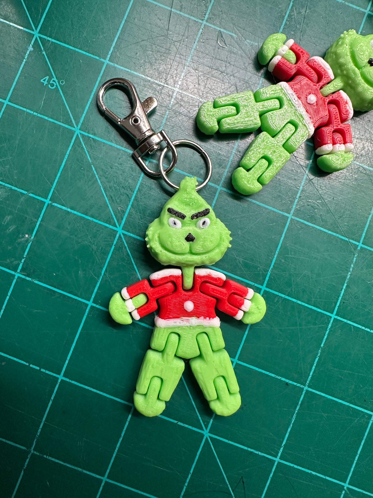 Flexi Green Guy Keychain