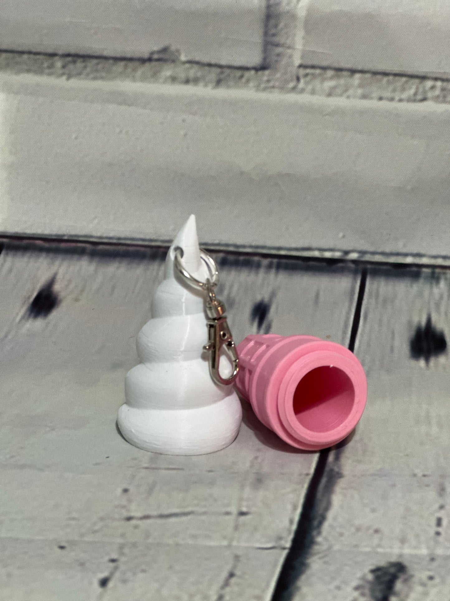Ice Cream Cone Keychain