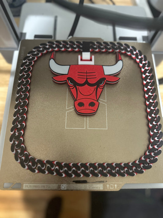 Chicago Bulls Cuban link Chain