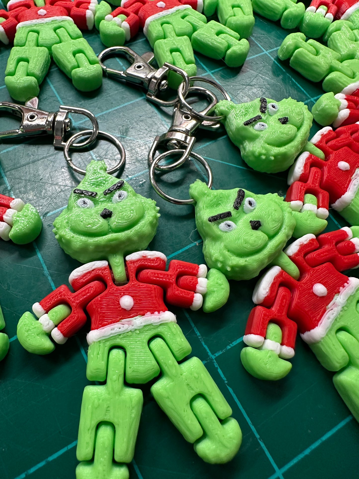 Flexi Green Guy Keychain