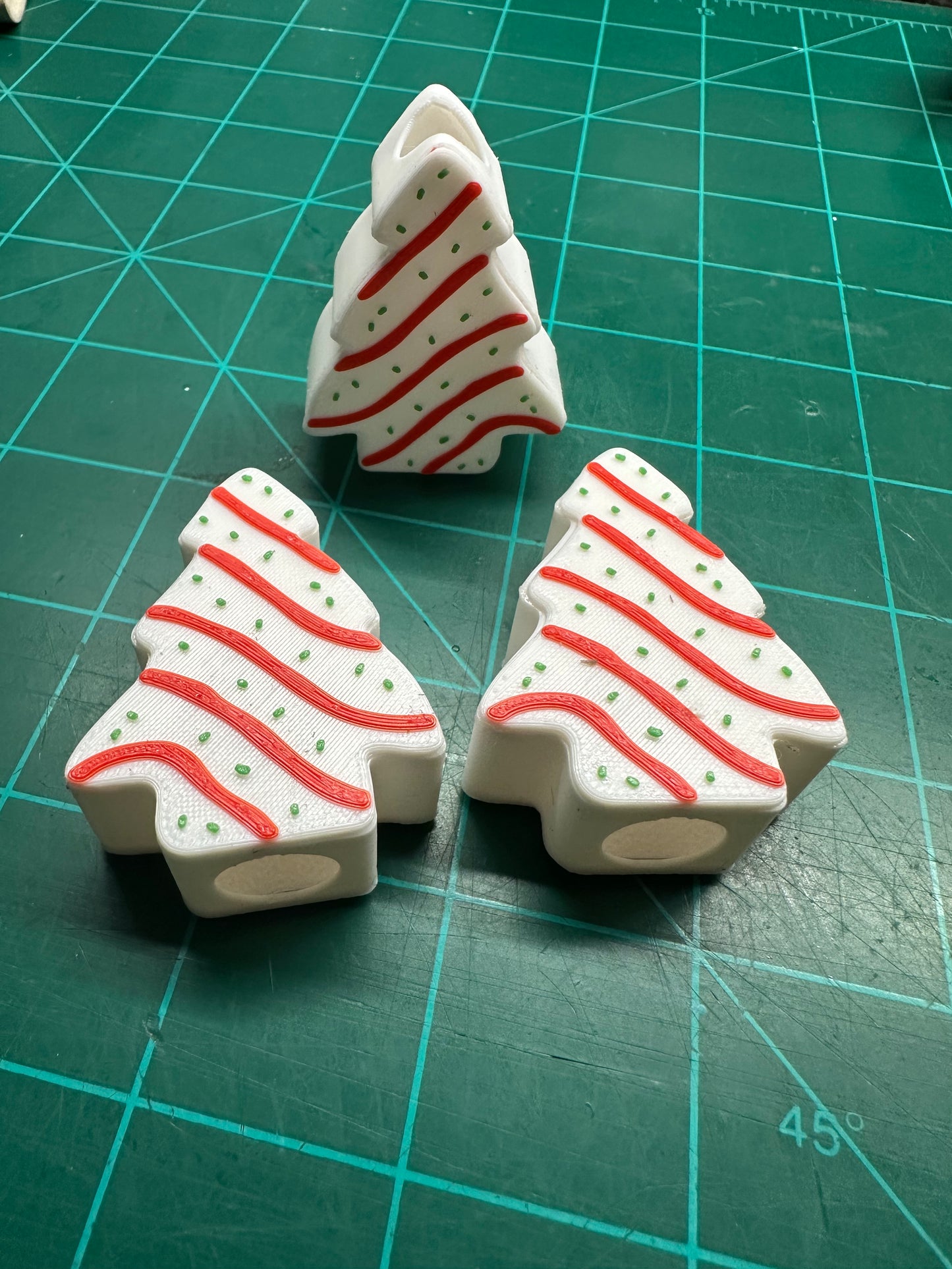 5 Little Christmas Tree straw topper