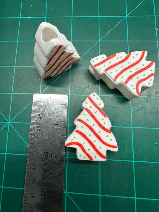 5 Little Christmas Tree straw topper