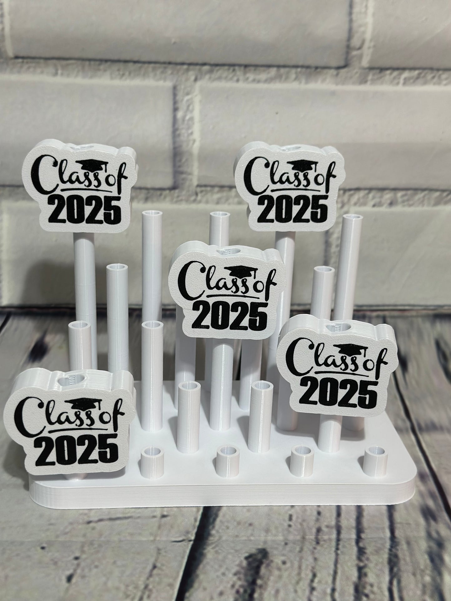 Class of 2025 Straw Topper by the dozen